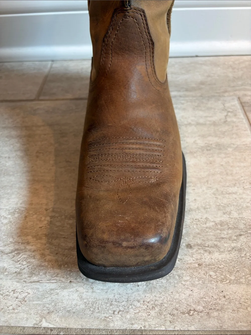 Ariat Men’s Rambler Western Boots - Square Toe, Size 11.5EE, Brown, 10002317